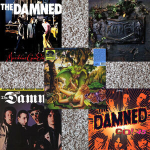The Damned Vinyl Lot of 4 LPs – Machine Gun Etiquette, Black Album, Best Of, Go!